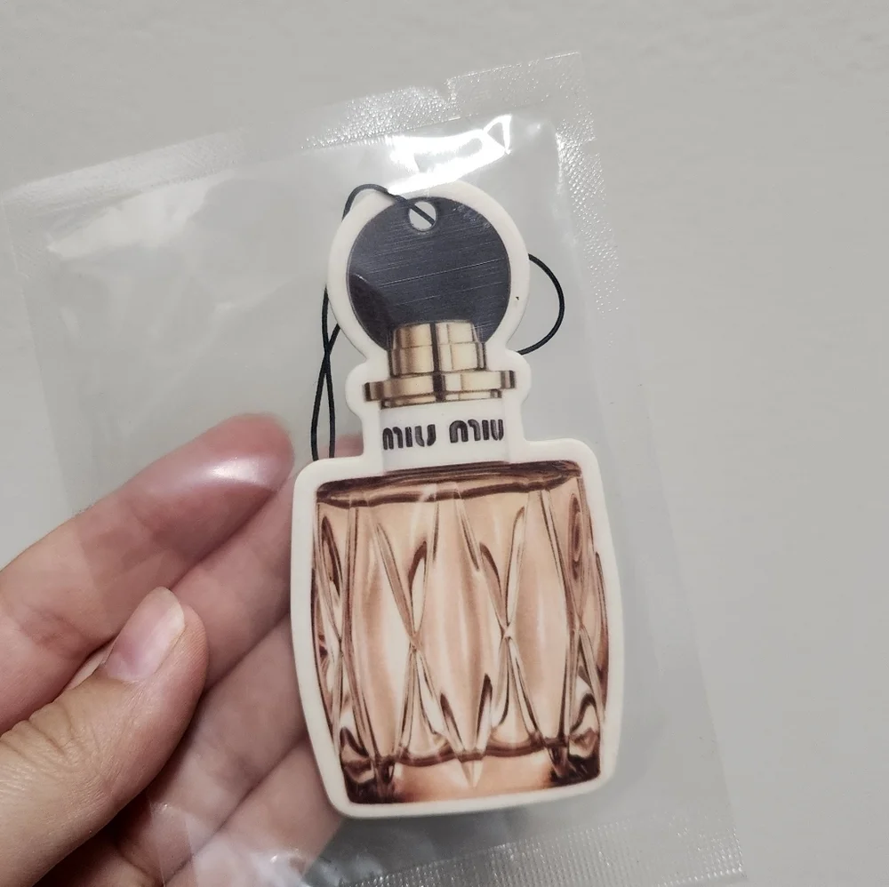 Miu Miu Fragrance Scented Freshner Car Freshie New